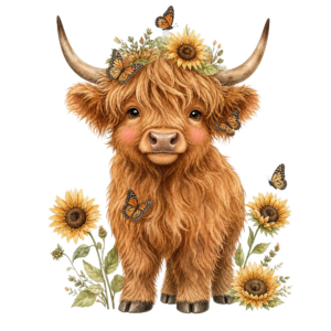 Cute Highland Cow